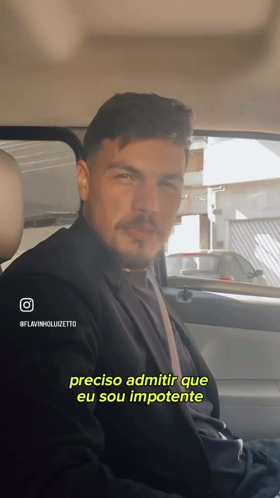 Vídeo de Flavinho Luizetto: Admitir que sou impotente foi o começo