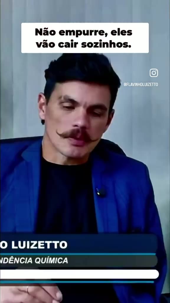 Vídeo de Flavinho Luizetto: Não empurre: cada um cai quando for a hora