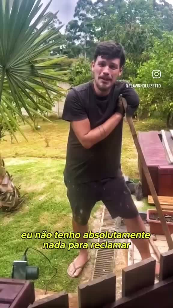 Vídeo de Flavinho Luizetto: Eu não tenho nada para reclamar